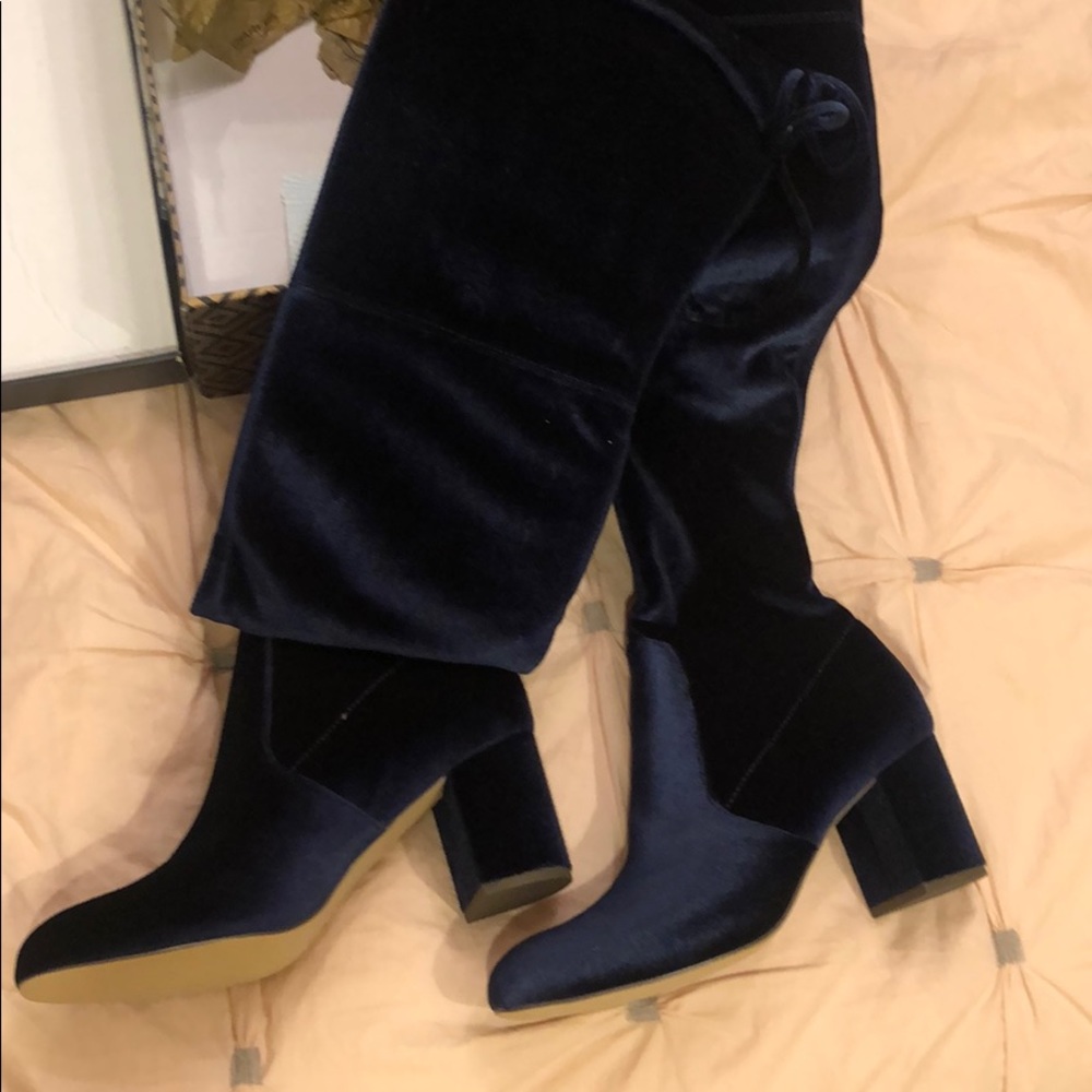 Navy knee high, brand new in box
